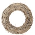 Floristik24 White-Washed Rattan Wreath 50cm for Creative Decoration