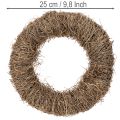 Floristik24 Natural Grapevine Wreath 25 cm for Crafting and Decorating