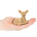 Deko Figur Set Lying Fawns 8cm, 6pcs, Brown Tones, Plastic, Indoor Decoration | Floristik24.co.uk