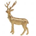Floristik24 Deco deer with diamonds gold 18cm x 23cm