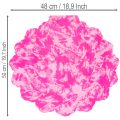 Pink Round Plastic Bouquet Holder for Floral Arrangements 48cm | Floristik24.co.uk