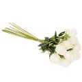 Artificial White Rose Long