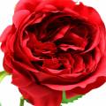 Floristik24 Rose artificial flower red 72cm