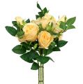 Floristik24 Rose bouquet cream L46cm
