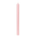 Floristik24 Rustic Taper Candles Dyed Through Pink 350/28mm Set of 4