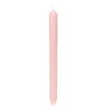 Floristik24 Rustic Taper Candles Dyed Through Pink 350/28mm Set of 4