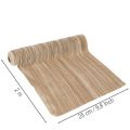 Beige Crushed Velvet Table Runner 25cm x 2m Polyester | Floristik24.co.uk
