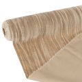 Beige Crushed Velvet Table