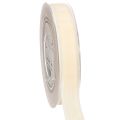 Floristik24 Velvet Ribbon 20mm Cream 10m for Gifts and Decorations