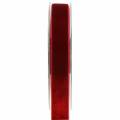 Floristik24 Velvet ribbon dark red 20mm 10m
