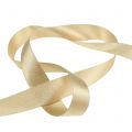 Floristik24 Satin ribbon with mica gold 25mm 20m