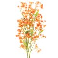 Floristik24 Artificial Orchid Spray Orange 110cm Set of 3