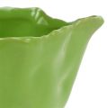 Floristik24 Bowl ceramic in green Ø13cm H6cm