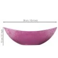 Pink Plastic Decorative Bowl 39cm x 13cm | Floristik24.co.uk