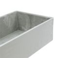 Floristik24 Bowl square gray 41.5cm x 10.5cm H5cm, 1pc
