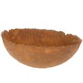 Round Metal Bowl with Rust