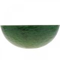 Floristik24 Decorative bowl vintage green metal planter bowl Ø31cm