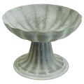 Floristik24 Decorative bowl with foot metal bowl vintage H12cm Ø17cm
