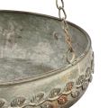 Floristik24 Bowl for hanging metal antique rust Ø18.5/22/25cm 3pcs