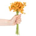 Artificial Orange Gypsophila Stems for Floral Arrangements, 30cm, Set of 10 | Floristik24.co.uk