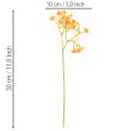 Artificial Orange Gypsophila Stems for Floral Arrangements, 30cm, Set of 10 | Floristik24.co.uk