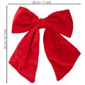 Red Decorative Bows for Christmas, Set of 3, 28cm | Floristik24.co.uk