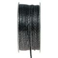Floristik24 Ribbon gift ribbon strand black silver 3mm 100m