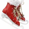 Floristik24 Christmas tree decorations ice skates to hang red, white 10.5 × 10cm