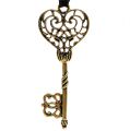 Floristik24 Hanging key 7cm gold, antique 2 pcs