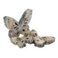 Floristik24 Butterfly 3-5cm natural white 22pcs