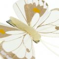 Floristik24 Butterfly on the clip 8cm 8pcs