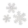 Floristik24 Snowflake Ø3-5cm white 22pcs