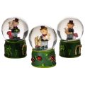 Floristik24 Lucky charm snow globe with chimney sweep figure, 4cm, 3 pieces