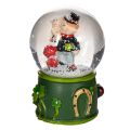 Lucky charm snow globe with chimney sweep figure, 4cm, 3 pieces | Floristik24.co.uk