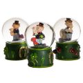 Lucky charm snow globe with
