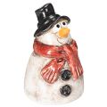 Floristik24 Snowman figurine with red scarf, Christmas decoration, 10cm
