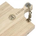 Floristik24 Mango wood cutting board, decorative tray with handle real wood 38 × 26.5cm L48cm