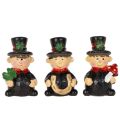 Chimney Sweep Figurines with Adhesive Backing, Polyresin, 5cm, Set of 6 | Floristik24.co.uk