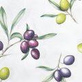 Floristik24 Napkins with olives summer table decoration 33x33cm 20pcs