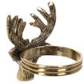 Gold Metal Napkin Rings with