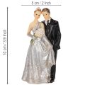 Silver wedding anniversary couple 10cm | Floristik24.co.uk