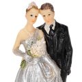 Silver wedding anniversary couple 10cm | Floristik24.co.uk