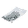 Floristik24 New Year&#39;s Decoration Mixed scatter Silver with mica 4cm - 5cm 24pcs