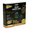 Floristik24 Solar garden light green 22cm with 25LEDs warm white