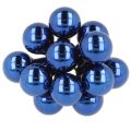 Mini Christmas baubles on wire, mirrored berries, 20mm, 140 pieces | Floristik24.co.uk