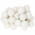 White Glass Mini Baubles on