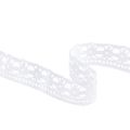 Floristik24 Decorative ribbon white lace ribbon decorative ribbon lace W25mm L20m