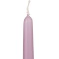 Floristik24 Tapered candles Wenzel candles lilac 250/23mm 12pcs