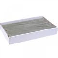 Solid coloured candles olive green taper candles 34×240mm 4 pcs | Floristik24.co.uk