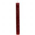 Floristik24 Candles solid colored dark red 34mm x 300mm 4pcs